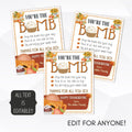 Student to teacher gift tag